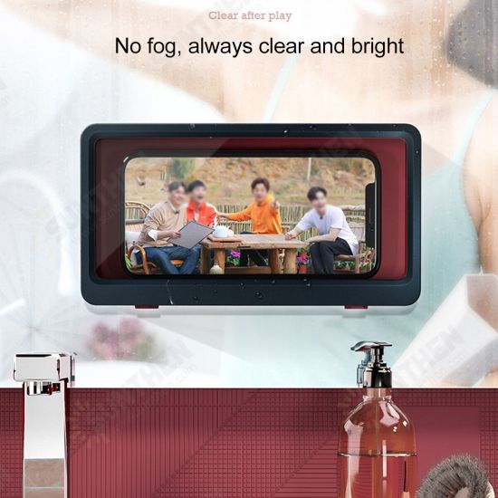 Bathroom Waterproof Touch Screen Mobile Cell Phone Holder Case Wall Mount Storage Box Under 6.8 inches Bathroom Waterproof Touch Screen Mobile Cell Phone Holder Case Wall Mount Storage Box Under 6.8 inches