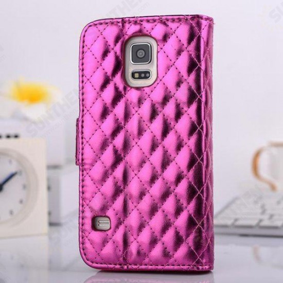 Bling Flip Card Slot Wallet Case For Samsung Galaxy S5 i9600