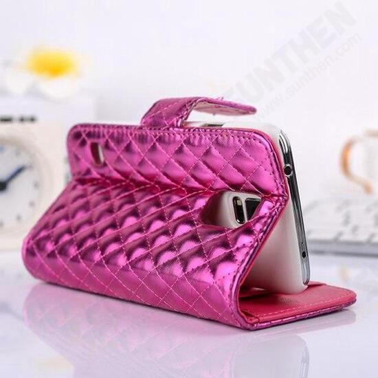 Bling Flip Card Slot Wallet Case For Samsung Galaxy S5 i9600