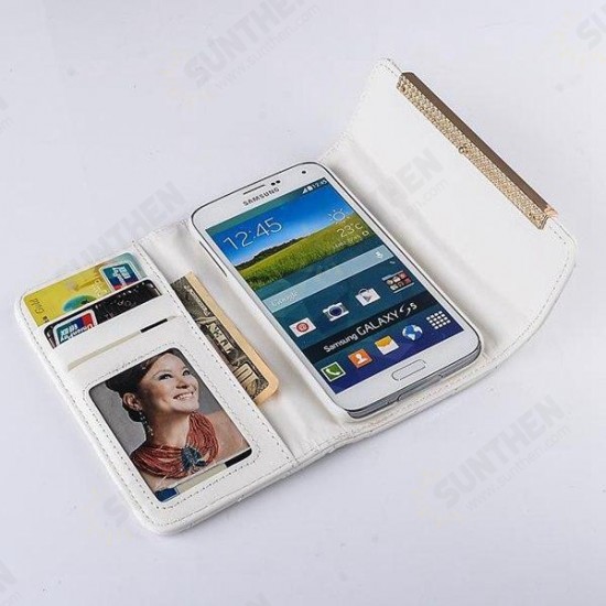 Bowknot Flip Card Slot Wallet Case For Samsung Galaxy S5 i9600 Bowknot Flip Card Slot Wallet Case For Samsung Galaxy S5 i9600