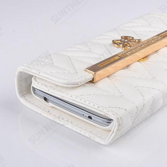 Bowknot Flip Card Slot Wallet Case For Samsung Galaxy S5 i9600 Bowknot Flip Card Slot Wallet Case For Samsung Galaxy S5 i9600