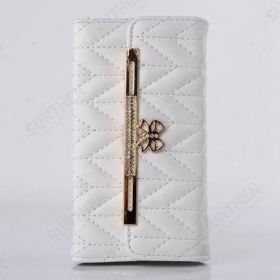 Bowknot Flip Card Slot Wallet Case For Samsung Galaxy S5 i9600 Bowknot Flip Card Slot Wallet Case For Samsung Galaxy S5 i9600