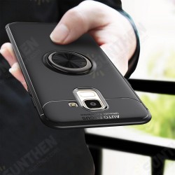 360° Rotating Ring Grip Kicktand Protective Case For Samsung Galaxy J6 2018