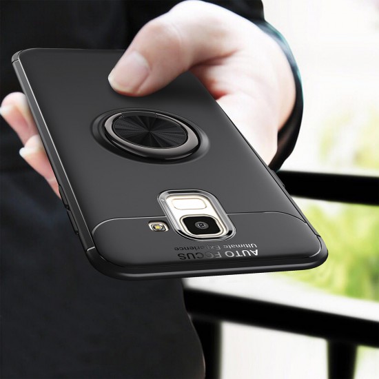 360° Rotating Ring Grip Kicktand Protective Case For Samsung Galaxy J6 2018