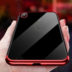 Plating Shockproof Transparent Soft TPU Protective Case for iPhone XS Max 6.5 inch Plating Shockproof Transparent Soft TPU Protective Case for iPhone XS Max 6.5 inch
