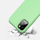 Smooth Shockproof Soft Liquid Silicone Rubber Back Cover Protective Case for iPhone 11 6.1 inch