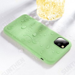 Smooth Shockproof Soft Liquid Silicone Rubber Back Cover Protective Case for iPhone 11 6.1 inch