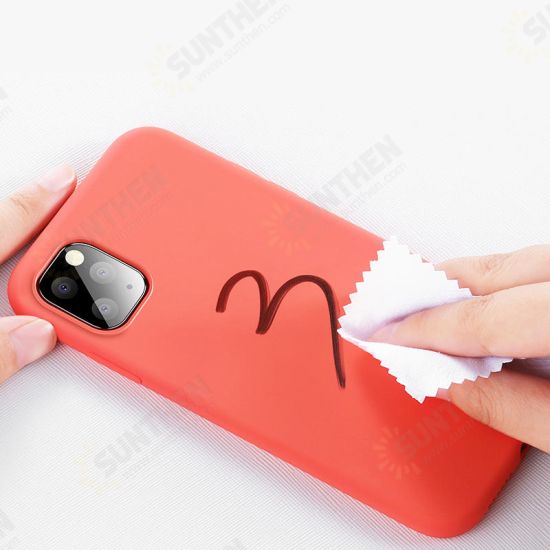 Smooth Shockproof Soft Liquid Silicone Rubber Back Cover Protective Case for iPhone 11 Pro 5.8 inch