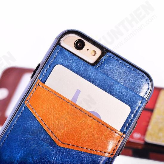Card Holder PU Leather Shockproof Case For iPhone 7 Card Holder PU Leather Shockproof Case For iPhone 7