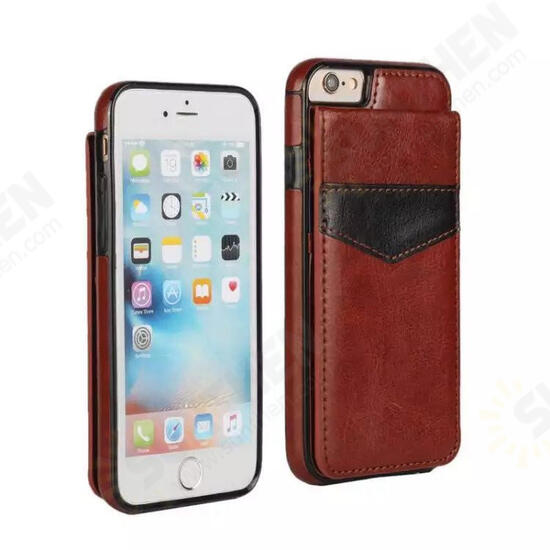 Card Holder PU Leather Shockproof Case For iPhone 7 Card Holder PU Leather Shockproof Case For iPhone 7