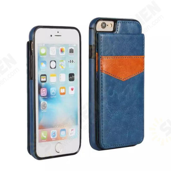 Card Holder PU Leather Shockproof Case For iPhone 7 Card Holder PU Leather Shockproof Case For iPhone 7