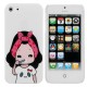 Cartoon Lovers Brush Teeth Pattern Relief Protective Case For iPhone 5 Cartoon Lovers Brush Teeth Pattern Relief Protective Case For iPhone 5