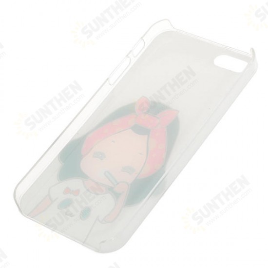 Cartoon Lovers Brush Teeth Pattern Relief Protective Case For iPhone 5 Cartoon Lovers Brush Teeth Pattern Relief Protective Case For iPhone 5
