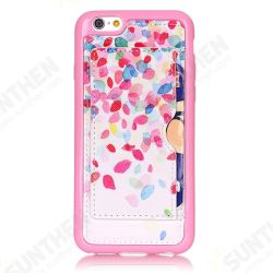 Colorful Petals Pattern Back Holder Case For iPhone 6 6s Colorful Petals Pattern Back Holder Case For iPhone 6 6s