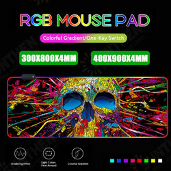 Colorful RGB LED Large Gaming Mouse Pad Macbook Gamer Mousepad Big Mouse Pad Rubber Surface Mouse Desk Keyboard Mat Colorful RGB LED Large Gaming Mouse Pad Macbook Gamer Mousepad Big Mouse Pad Rubber Surface Mouse Desk Keyboard Mat