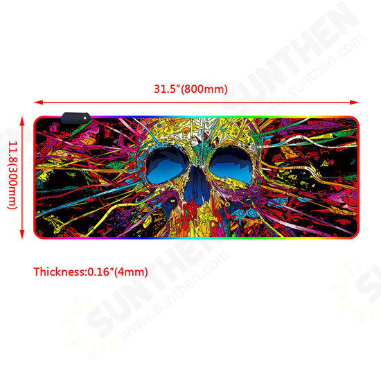 Colorful RGB LED Large Gaming Mouse Pad Macbook Gamer Mousepad Big Mouse Pad Rubber Surface Mouse Desk Keyboard Mat Colorful RGB LED Large Gaming Mouse Pad Macbook Gamer Mousepad Big Mouse Pad Rubber Surface Mouse Desk Keyboard Mat