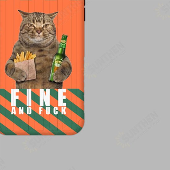 Creative Cute Gigantic Cat Pattern Protective Case Back Cover for iPhone 11 / 11 Pro / 11 Pro Max / X / XS / XR / XS Max / 7 / 8 / 7 Plus / 8 Plus