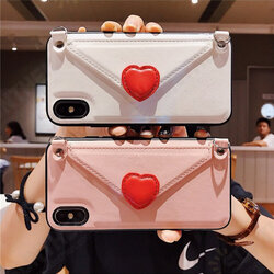 Creative Envelope Pattern PU Leather Protective Case with Strap Card Slot for iPhone X / XS / XR / XS Max / 6 / 7 / 8 / 6S Plus / 6 Plus / 7 Plus / 8 Plus Creative Envelope Pattern PU Leather Protective Case with Strap Card Slot for iPhone X / XS / XR / XS Max / 6 / 7 / 8 / 6S Plus / 6 Plus / 7 Plus / 8 Plus