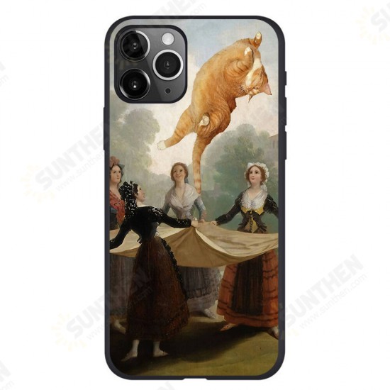Creative Retro Oil Painting Cat Pattern Protective Case Back Cover for iPhone 11 / 11 Pro / 11 Pro Max / SE / X / XS / XR / XS Max / 6S / 6S Plus / 7 / 8 / 7 Plus / 8 Plus Creative Retro Oil Painting Cat Pattern Protective Case Back Cover for iPhone 11 / 11 Pro / 11 Pro Max / SE / X / XS / XR / XS Max / 6S / 6S Plus / 7 / 8 / 7 Plus / 8 Plus