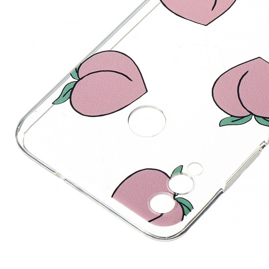 Cute Fruits Cartoon Printed Ultra-thin Shockproof Non-yellow TPU Soft Protective Case Back Cover for Huawei Honor 8x