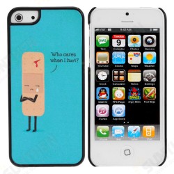 Cute Sad Cartoon Wound Plastic Hard Cover Case Skin For iPhone 5 Cute Sad Cartoon Wound Plastic Hard Cover Case Skin For iPhone 5