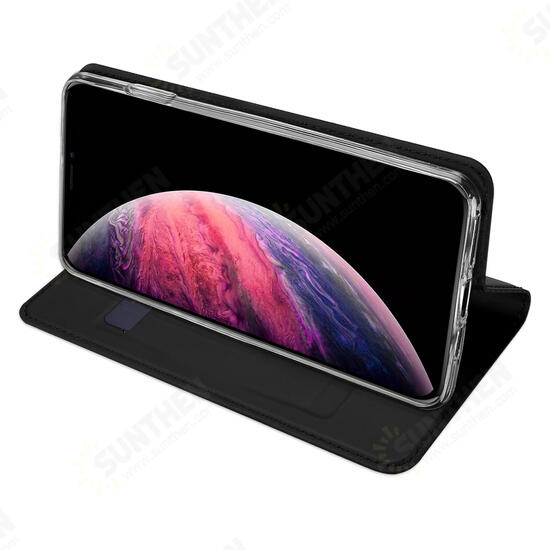 Flip Magnetic Shockproof with Card Slot PU Leather Protective Case for iPhone 11 Pro Max 6.5 inch