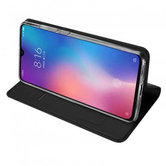 Flip Shockproof PU Leather Card Slot Full Body Cover Protective Case for Xiaomi Mi9 / Xiaomi Mi 9 Transparent Edition