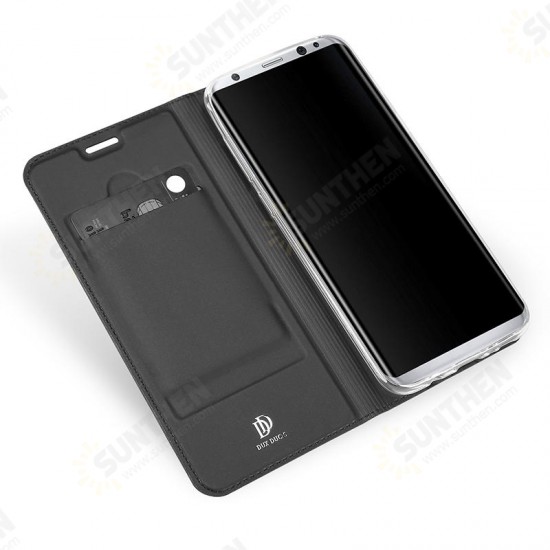 Magnetic Flip Kickstand Case For Samsung S8 Plus