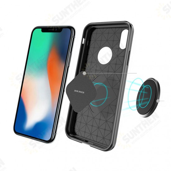 Magnetic Heat Dissipation Soft TPU Protective Case for iPhone X