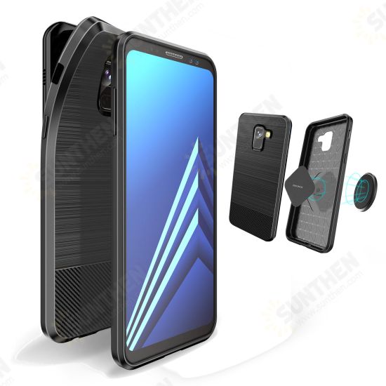 Magnetic Soft TPU Protective Case for Samsung Galaxy A8 2018