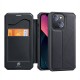For iPhone 13 Mini/ 13/ 13 Pro/ 13 Pro Max Case Flip Magnetic with Card Slot Stand Shockproof PU Leather Protective Case