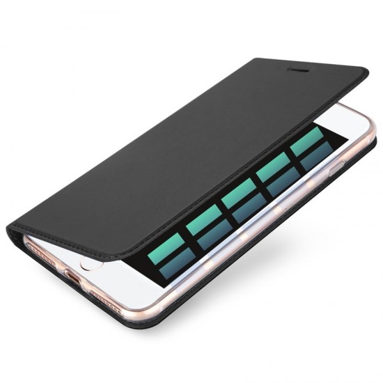DUX DUICS Magnetic Flip Card Slot Bracket Case For iPhone 7 Plus/8 Plus