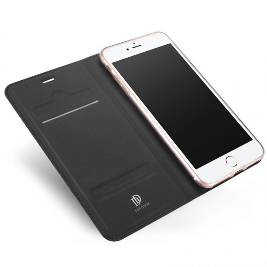 DUX DUICS Magnetic Flip Card Slot Bracket Case For iPhone 7 Plus/8 Plus