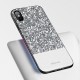 Diamond Bling PU Leather Protective Case for iPhone X