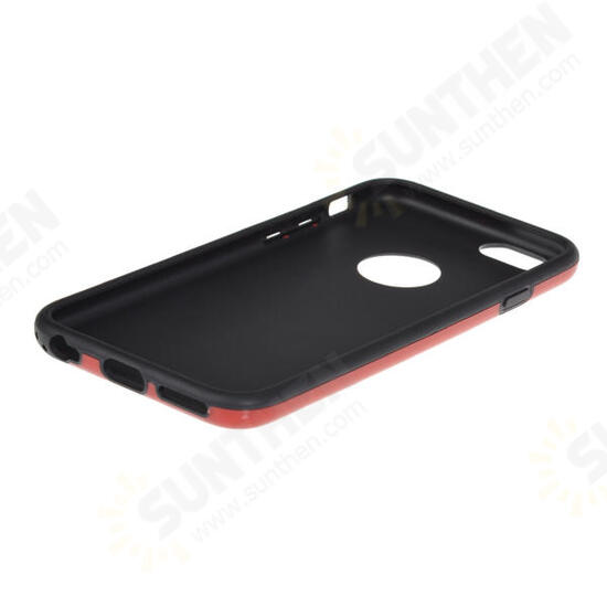 Double Color With Logo Hole Hornet Case For iPhone 6 Random Delivery