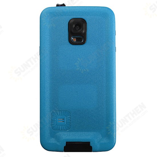 For Samsung Galaxy S5 i9600 Waterproof Case Transparent Touch Screen Shockproof Full Cover Protective Case