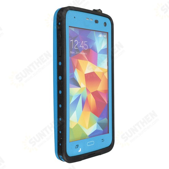 For Samsung Galaxy S5 i9600 Waterproof Case Transparent Touch Screen Shockproof Full Cover Protective Case
