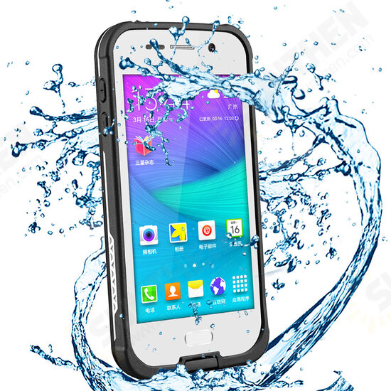 For Samsung S6 Waterproof Case Transparent Touch Screen Shockproof Full Cover Protective Case