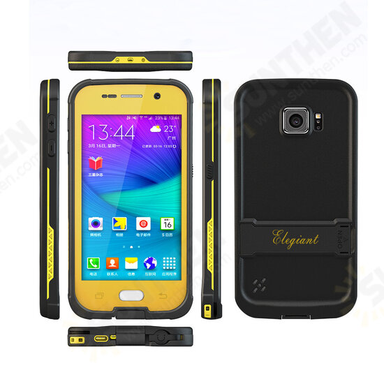 For Samsung S6 Waterproof Case Transparent Touch Screen Shockproof Full Cover Protective Case