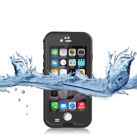 For iPhone 6 4.7 inch Waterproof Case Transparent Touch Screen Shockproof Full Cover Protective Case