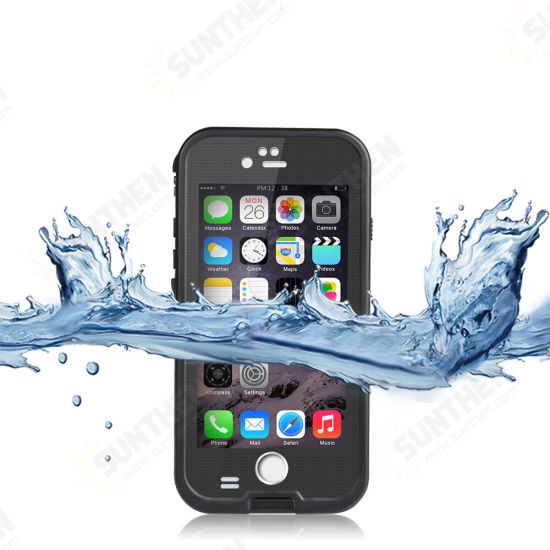 For iPhone 6 4.7 inch Waterproof Case Transparent Touch Screen Shockproof Full Cover Protective Case