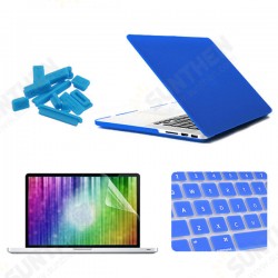 Matte Shell Keyboard Cover Screen Film Anti Dust Plug Set For Macbook Pro Retina 15.4inch Matte Shell Keyboard Cover Screen Film Anti Dust Plug Set For Macbook Pro Retina 15.4inch