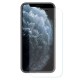 2 in 1 Canvas Pattern with Bumpers Shockproof PU Leather Protective Case + 9H Anti-Explosion High Definition Full Coverage Tempered Glass Screen Protector