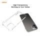 2-in-1 for iPhone 12 Pro Max Accessories with Airbags Non-Yellow Transparent TPU Protective Case + 9H Anti-Scratch Tempered Glass Screen Protector