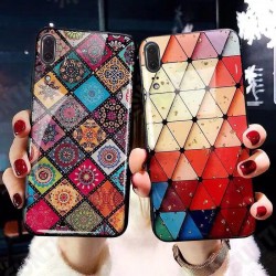 Ethnic Style Colored Rhombic Epoxy Shockproof Protective Case for iPhone X / XS / XR / XS Max / 7 / 8 / 7 Plus / 8 Plus / 6 / 6S / 6 Plus / 6S Plus Ethnic Style Colored Rhombic Epoxy Shockproof Protective Case for iPhone X / XS / XR / XS Max / 7 / 8 / 7 Plus / 8 Plus / 6 / 6S / 6 Plus / 6S Plus