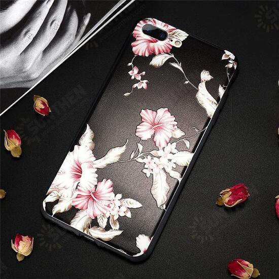 3D Relief Printing Flower Soft TPU Case for iPhone 7/8 7Plus/8Plus