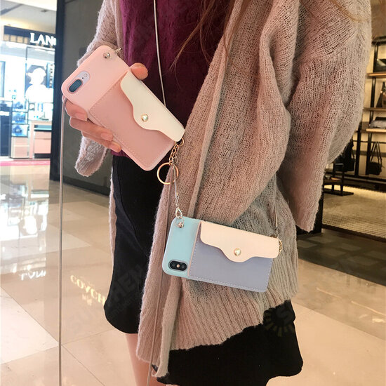 Fashion Creative Wallet Pattern Silicone Protective Case with Strap Card Slot for iPhone X / XS / XR / XS Max / 6 / 7 / 8 / 6S Plus / 6 Plus / 7 Plus / 8 Plus Fashion Creative Wallet Pattern Silicone Protective Case with Strap Card Slot for iPhone X / XS / XR / XS Max / 6 / 7 / 8 / 6S Plus / 6 Plus / 7 Plus / 8 Plus