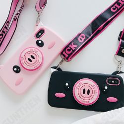 Fashion Cute Cartoon Pig Pattern with Ring Holder Stand Soft Silicone Protective Case for iPhone 6 / 6S / 6 Plus / 6S Plus / 7 / 8 / 7 Plus / 8 Plus Fashion Cute Cartoon Pig Pattern with Ring Holder Stand Soft Silicone Protective Case for iPhone 6 / 6S / 6 Plus / 6S Plus / 7 / 8 / 7 Plus / 8 Plus