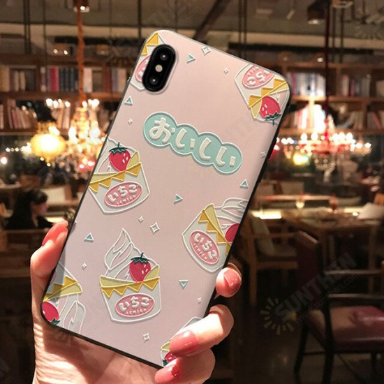 Fashion Food Cartoon Pattern 3D Embossed TPU Protective Case for iPhone X / XS / XR / XS Max / 6 / 7 / 8 / 6S Plus / 6 Plus / 7 Plus / 8 Plus Fashion Food Cartoon Pattern 3D Embossed TPU Protective Case for iPhone X / XS / XR / XS Max / 6 / 7 / 8 / 6S Plus / 6 Plus / 7 Plus / 8 Plus