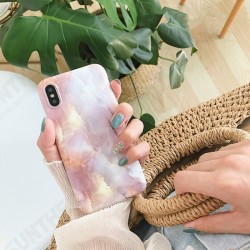 Fashion Ins Marble Pattern TPU Protective Case Back Cover for iPhone X / XS / XR / XS Max / 6 / 7 / 8 / 6S Plus / 6 Plus / 7 Plus / 8 Plus